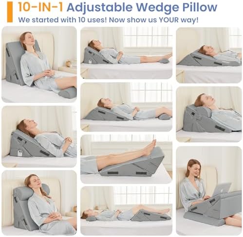 Sasttie Adjustable Wedge Pillow Set - Image 3