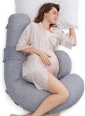 Momcozy Original F Shaped Pregnancy Pillow by Momcozy
