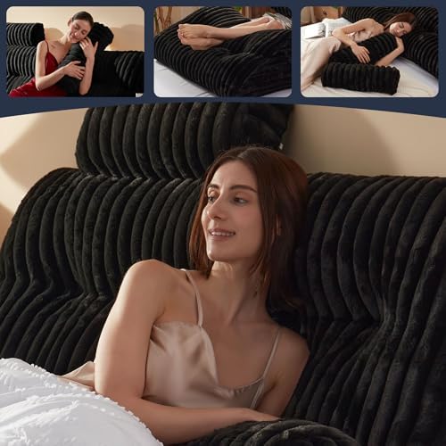 Rycwola Faux Fur Headboard Pillow - Image 3