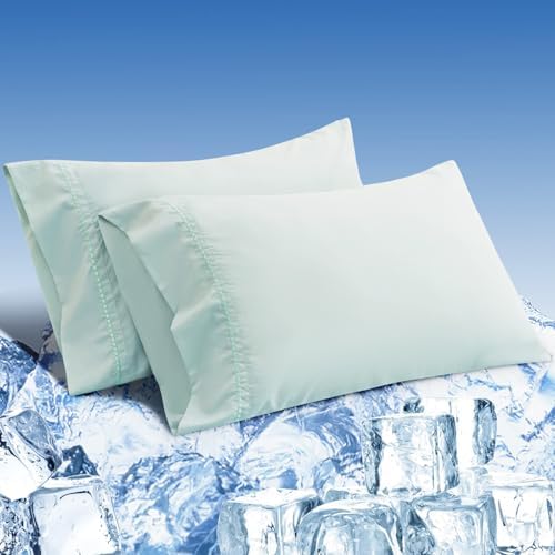 Cooling Pillow Cases Set of 2, King Size Cool Pillowcases by Unknown