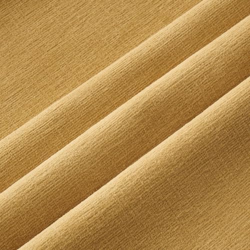 MIULEE Gold Chenille Couch Lumbar Throw Pillow Covers - Image 6
