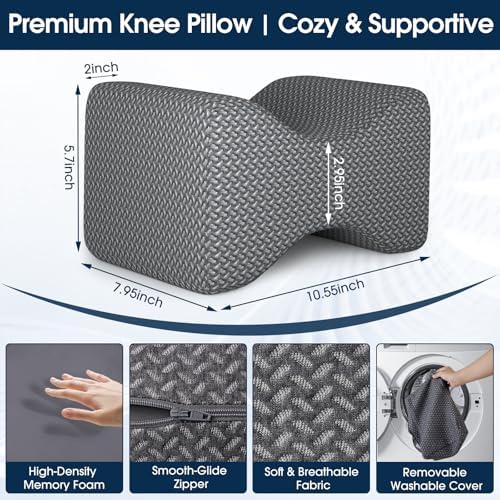 BlissTrends Memory Foam Leg Knee Pillow - Image 2