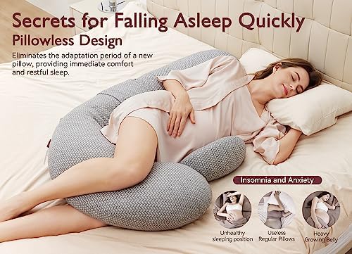 Momcozy Original F Shaped Pregnancy Pillow - Image 3