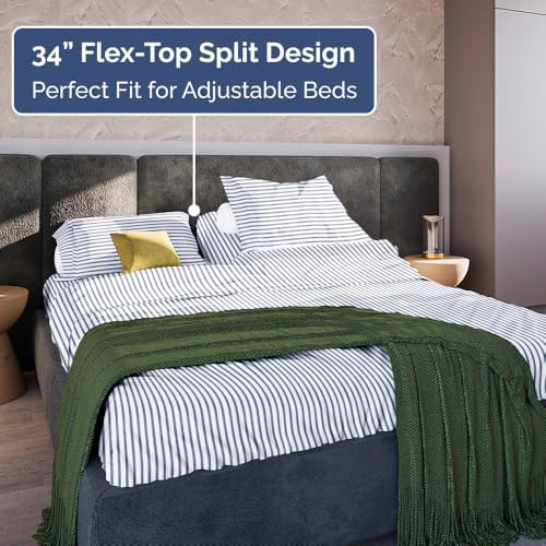 Flex Top Split Head King 4 Piece Sheet Set - Image 4