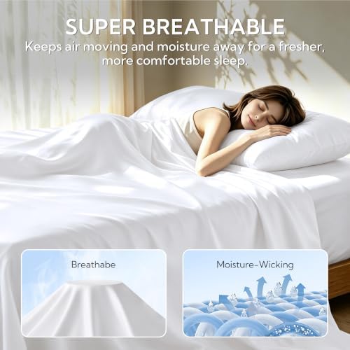 MR&HM King Pillowcase Set of 2, Cooling & Breathable - Image 3