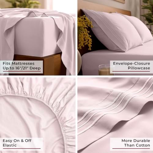 Mellanni Iconic 4-Piece, Ultra Soft Sheet Set - Image 5