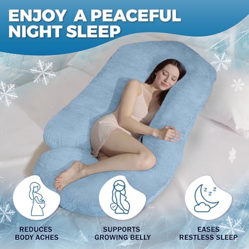 Pregnancy Pillows for Sleeping – 57-Inch Maternity Pillow for Pregnant Women - Image 2