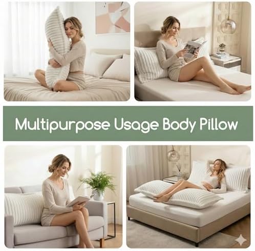 Luxurious Faux Fur Full Body Pillow - Image 4