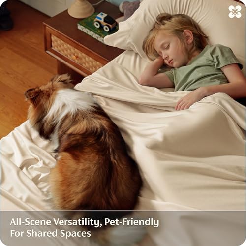 Bedsure PureWoven 100% Rayon Derived from Bamboo, Queen Sheets, 4 Pieces - Image 6