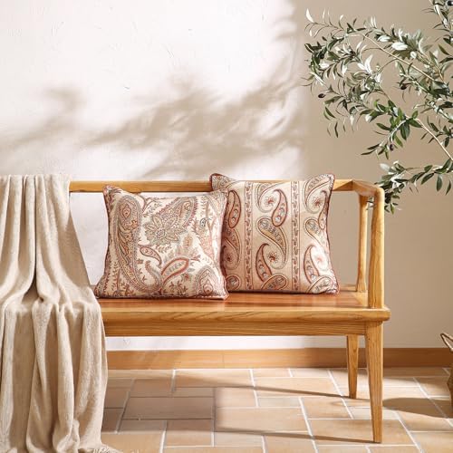ISAENNE Vintage Linen Throw Pillow Cover - Image 6