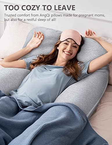 AngQi Pregnancy Pillows, U Shaped Pregnancy Body Pillow - Image 5