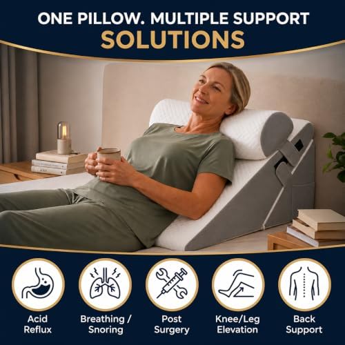 10-in-1 Adjustable Design 3PCS Wedge Pillow - Image 2