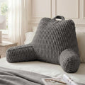 Blissful Diary Reading Pillow for Bed, Back Pillow Sitting Up, Dark Gray by BlissfulDiary