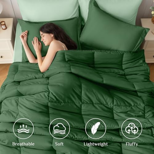 JOLLYVOGUE California King Comforter Set, Ultra-Soft Bed in a Bag 7 Pieces - Image 2