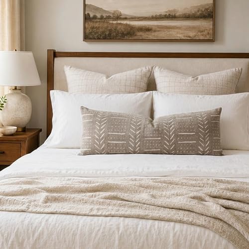 BlissBlush Decorative Long Lumbar Pillow Cover 14x36 - Image 7
