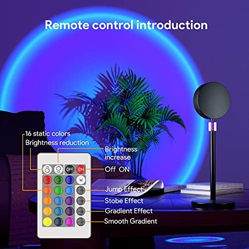 Bavcieu Sunset Lamp Projector with Remote & APP, Multicolor Night Light - Image 3