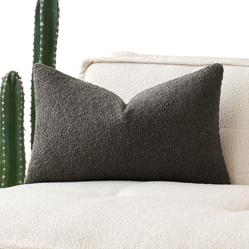 MIULEE Textured Boucle Lumbar Pillow Cover by MIULEE
