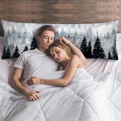 Watercolor Mountain Body Pillow Cover Pillowcase - Image 6