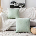 Home Brilliant Summer Throw Pillow Cover 26x26 Set of 2 Euro Shams Super Soft by HomeBrilliant