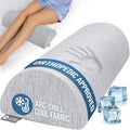 5 STARS UNITED Knee Pillow for Back Sleeping – Cooling Cover by 5STARSUNITED