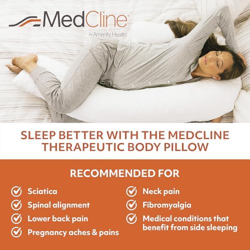 MedCline J-Shaped Therapeutic Full Length Body Pillow - Image 2