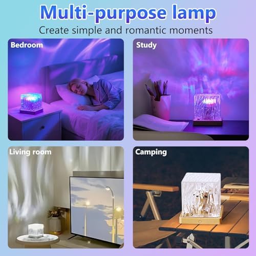 Galaxy Projector for Bedroom with Northern Lights Effect - 16 Color Changing Dimmable Mood Light with Dynamic Ripple, Remote Control, Night Light Projector for Kids Teens Adults Room Decor Gift - Image 4