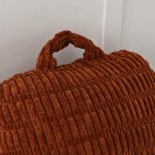 Corduroy Reading Pillow for Sitting in Bed, Large Backrest Bed Pillow - Image 5
