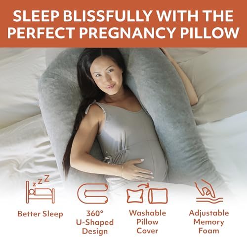 MedCline Pregnancy Pillow, Full Body Maternity Pillow - Image 4