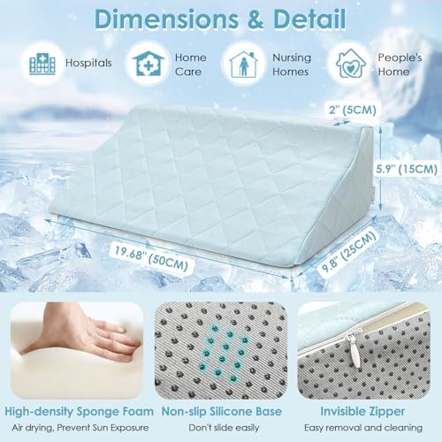 NEPPT Wedge Pillow for Seniors Side Sleeping Post Surgery Wedge Bedsore - Image 6
