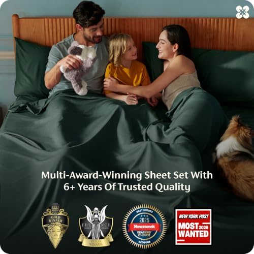 Bedsure PureWoven 100% Rayon Derived from Bamboo, Full Size Sheets - Image 3