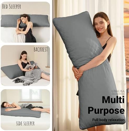 Ubauba Memory Foam Body Pillow, Full Large Body Pillows - Image 4