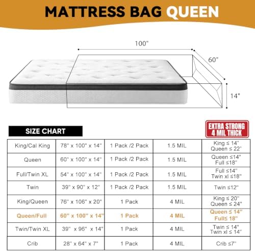 Heavy-Duty Full/Queen Mattress Bags - Image 2