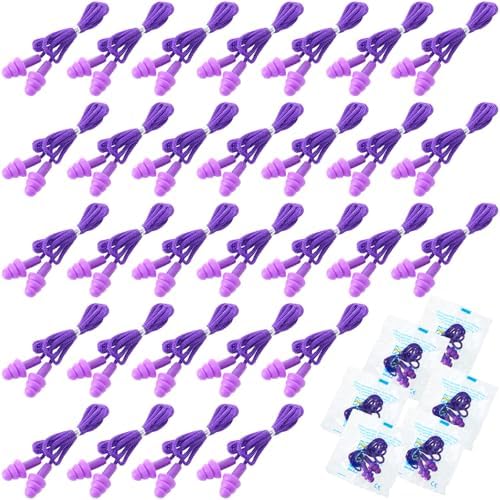 Tondiamo 200 Pairs Ear Plug Bulk by Tondiamo