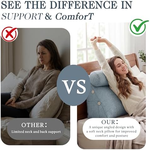 Adjustable Bed Wedge Reading Pillow - Image 4