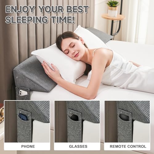 IFNOW Queen Size Bed Wedge Pillow - Image 6