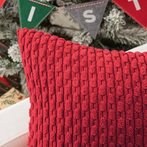 Kevin Textile Soft Corduroy 14"x22" Lumbar Pillow Cover 1 Pack - Image 2