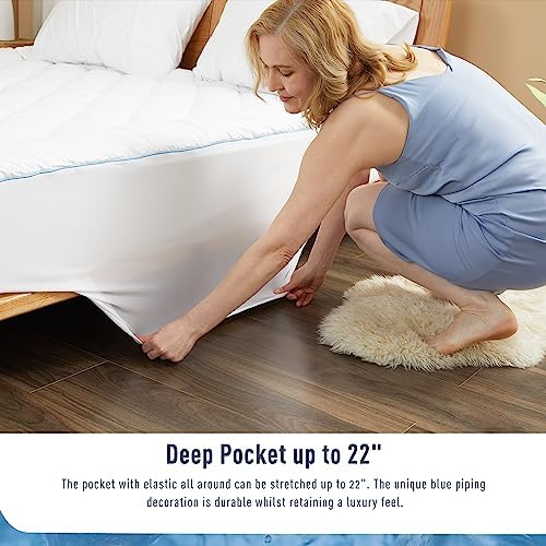 Twin Mattress Pad Cooling & Breathable - Image 4
