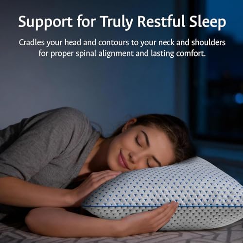 fulocean Adjustable Cooling Shredded Memory Foam Pillows King Size Set of 2 - Image 3