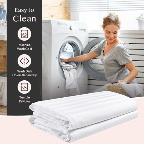 FAUNNA 600TC 100% Cotton Pillow Protectors, Body Size, 2 Pack - Image 5