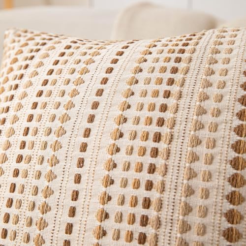 Boho Long Lumbar Body Decorative Throw Pillow Covers 14x36 Inch Pack of 1 Beige - Image 3