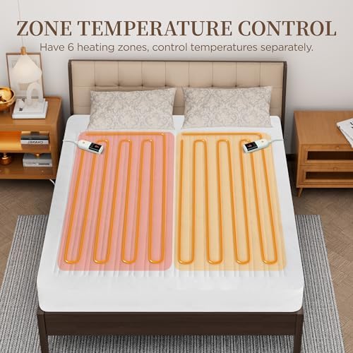 Texciting Heated Mattress Pad King Size, Bed Warmer - Image 3