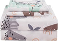 JSD Dinosaur Kids Sheet Set Twin Size, 3 Piece Palm Tree Printed Microfiber Bed Sheets Deep Pocket