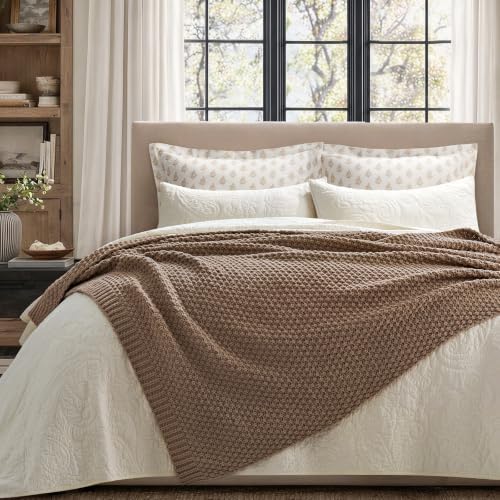 EVERGRACEHOME Chunky Chenille Knit Throw Blanket, 60 x 80 - Image 3
