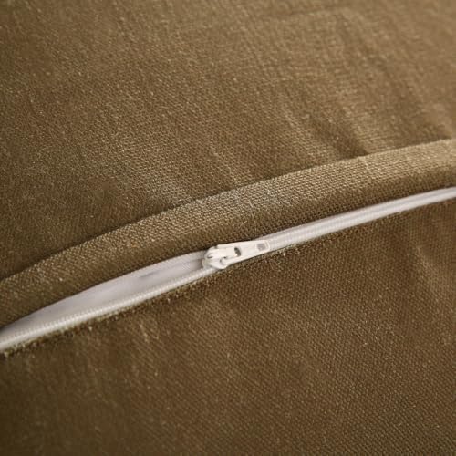 ISAENNE Designer Linen Square Throw Pillow Cover - Image 7