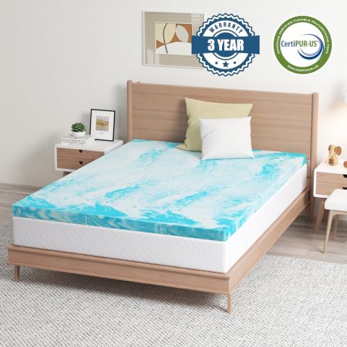 EGO 3 Inch King Mattress Topper Gel Memory Foam - Image 4