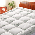 SakuraHome Twin Size Mattress Topper, Extra Thick Pillow Top Mattress Pad by SakuraHome