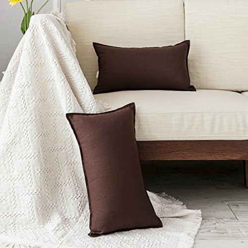Jeanerlor Cotton Linen Square Decorative Throw Pillow Case Cushion Cover - Image 3