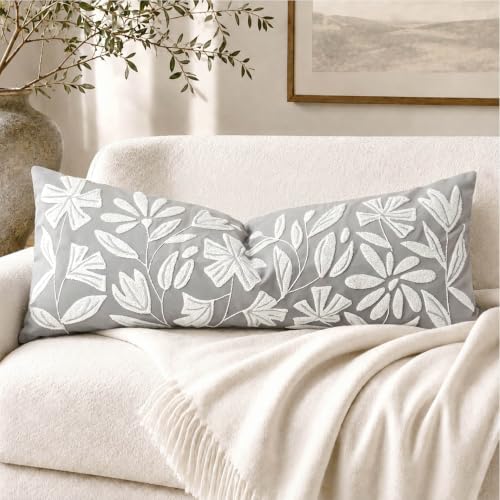 BlissBlush Long Lumbar Pillow Cover 14x36 by BlissBlush