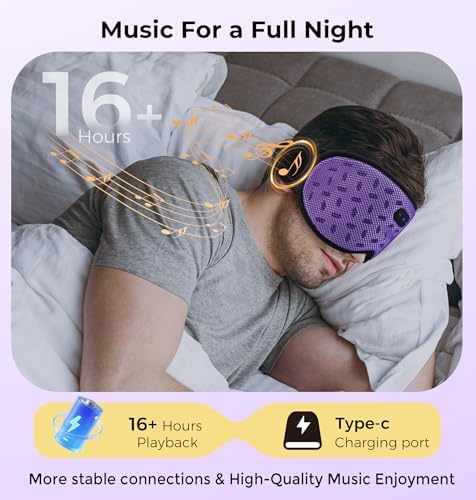 LC-dolida Sleep Headphones, Sleep Mask - Image 6