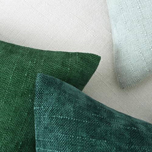 Set of 4 Soft Textured Decorative Throw Pillow Covers 16x16 Inch Cozy Farmhouse - Image 6
